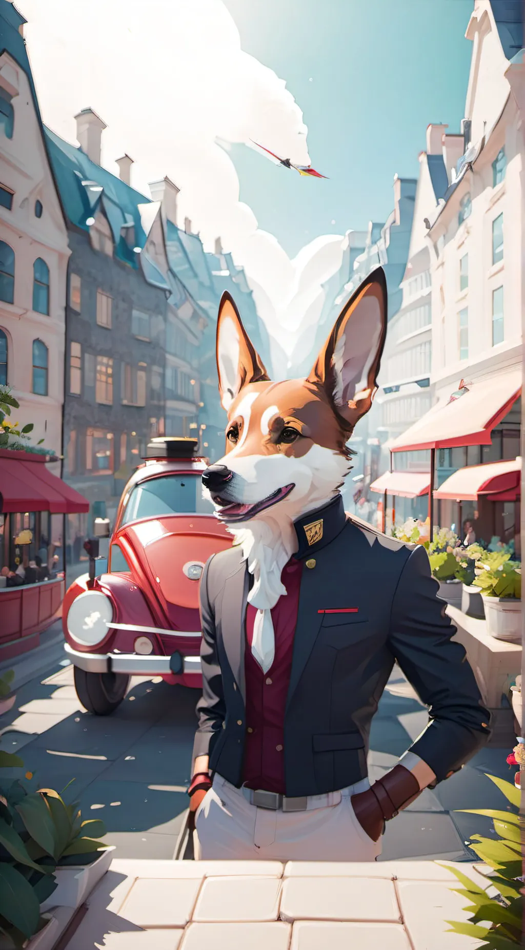 ai character: David  background