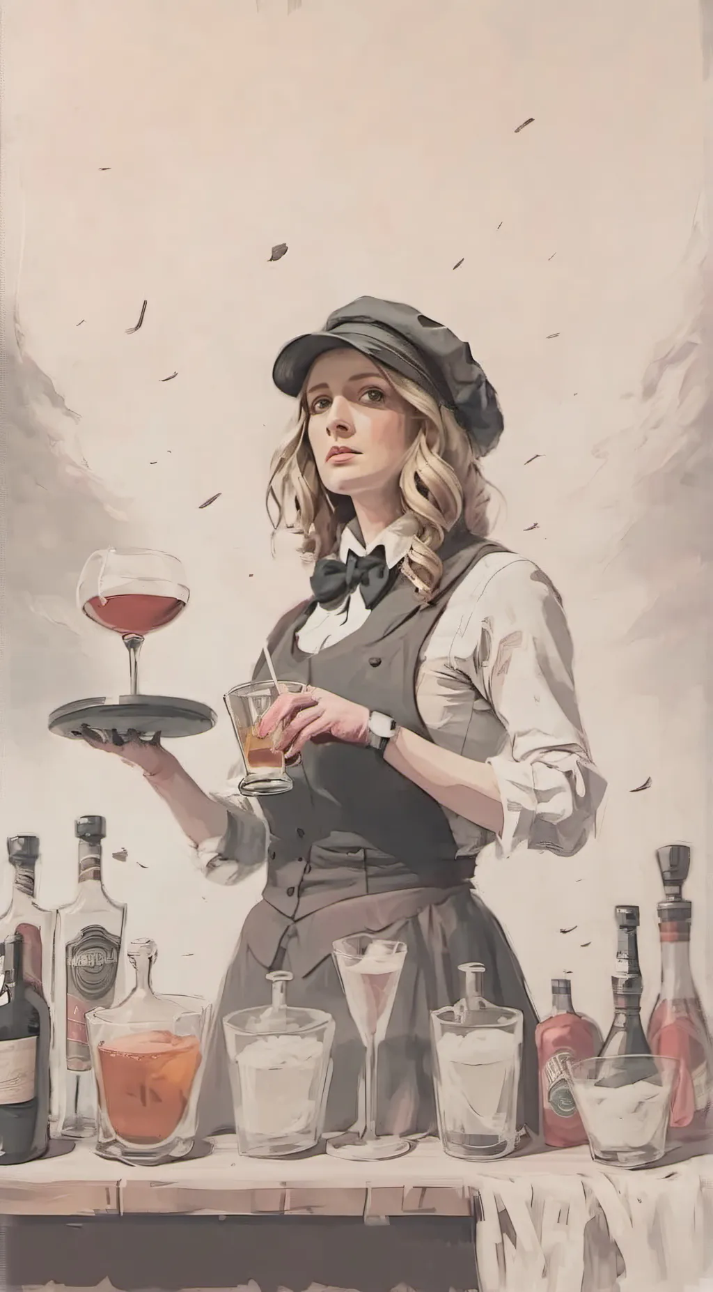 ai character: grace background