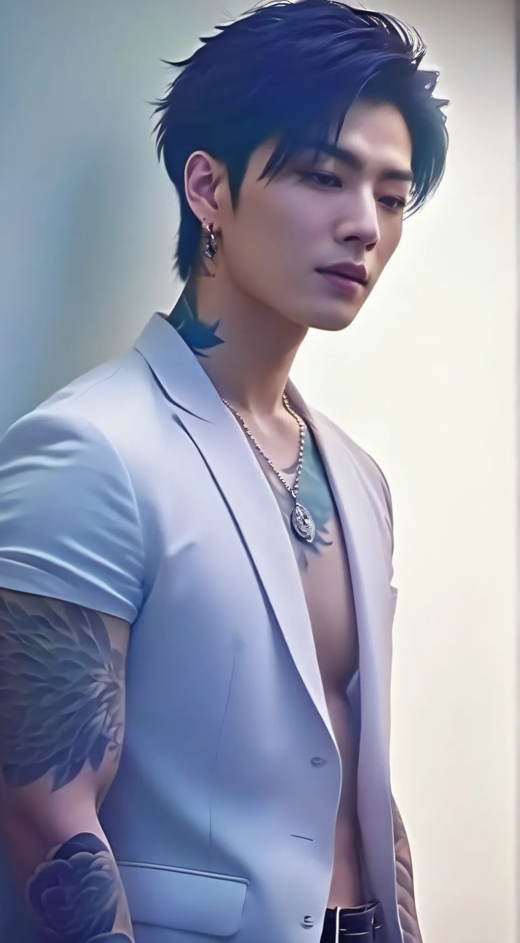 ai character: Minjun background