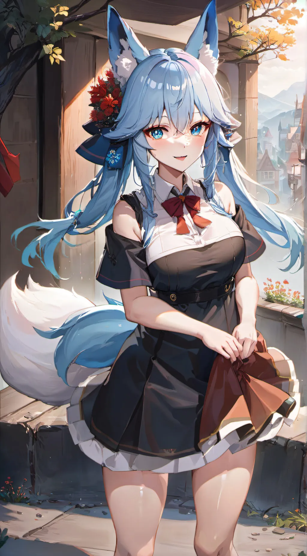 ai character: Luna background