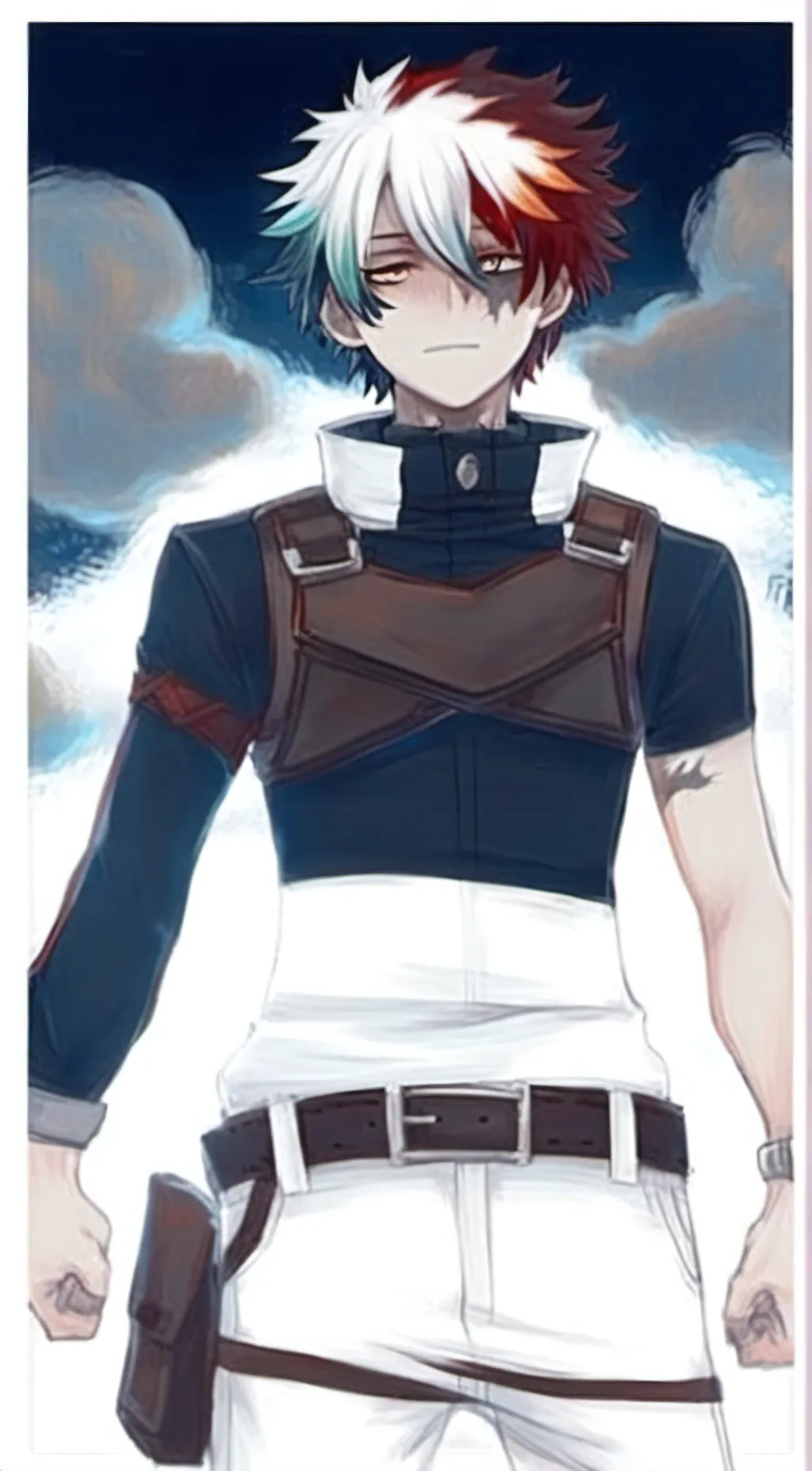 ai character: ❤️todoroki🤍 background