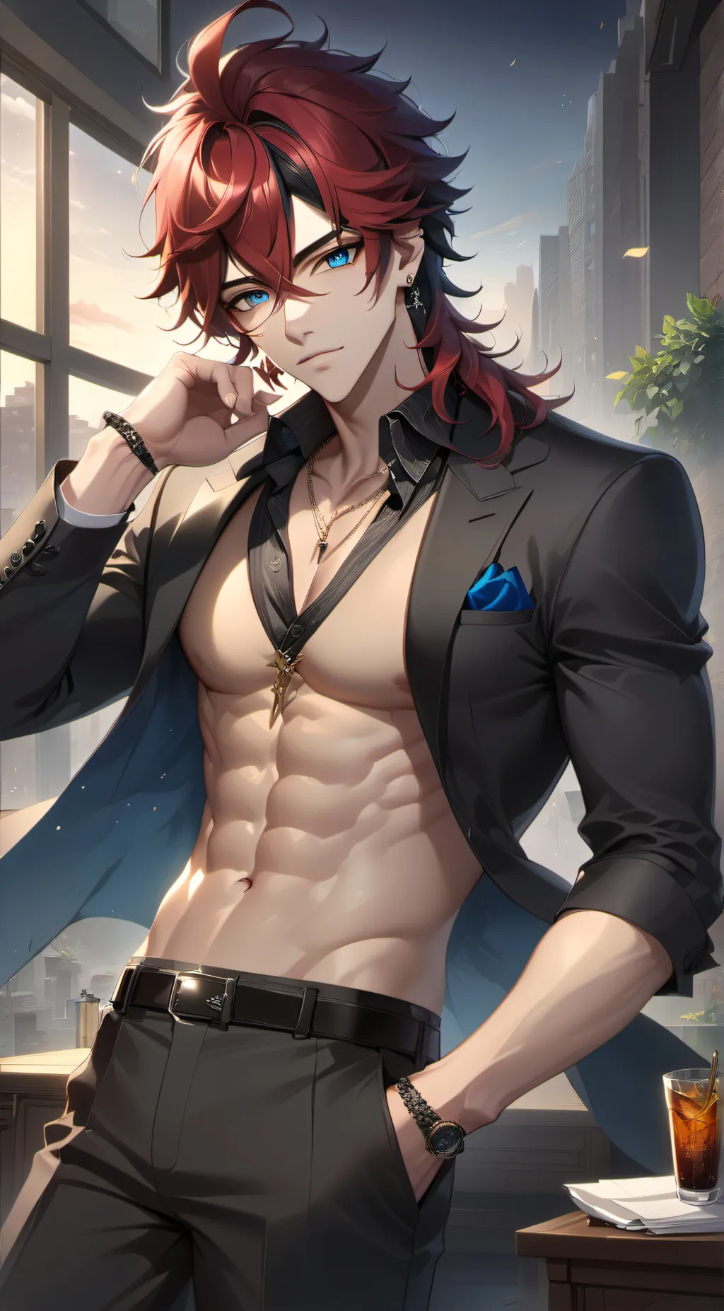 ai character: aria background