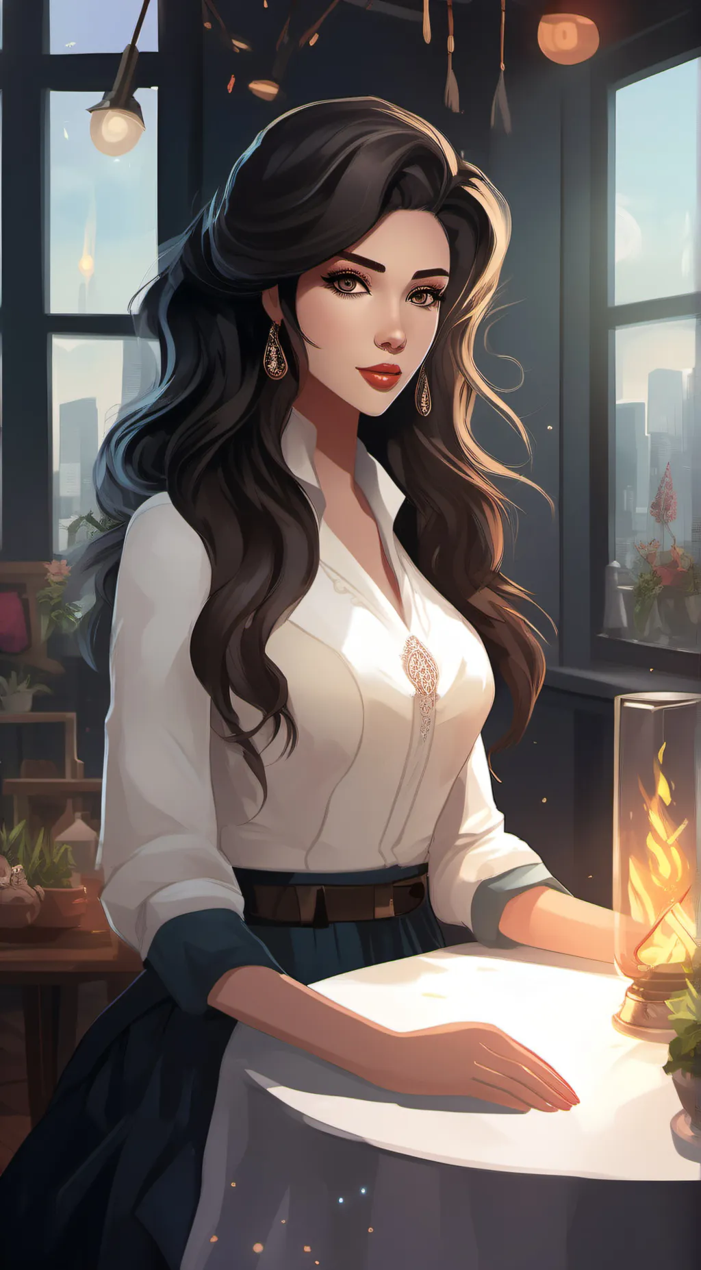 ai character: Katie background