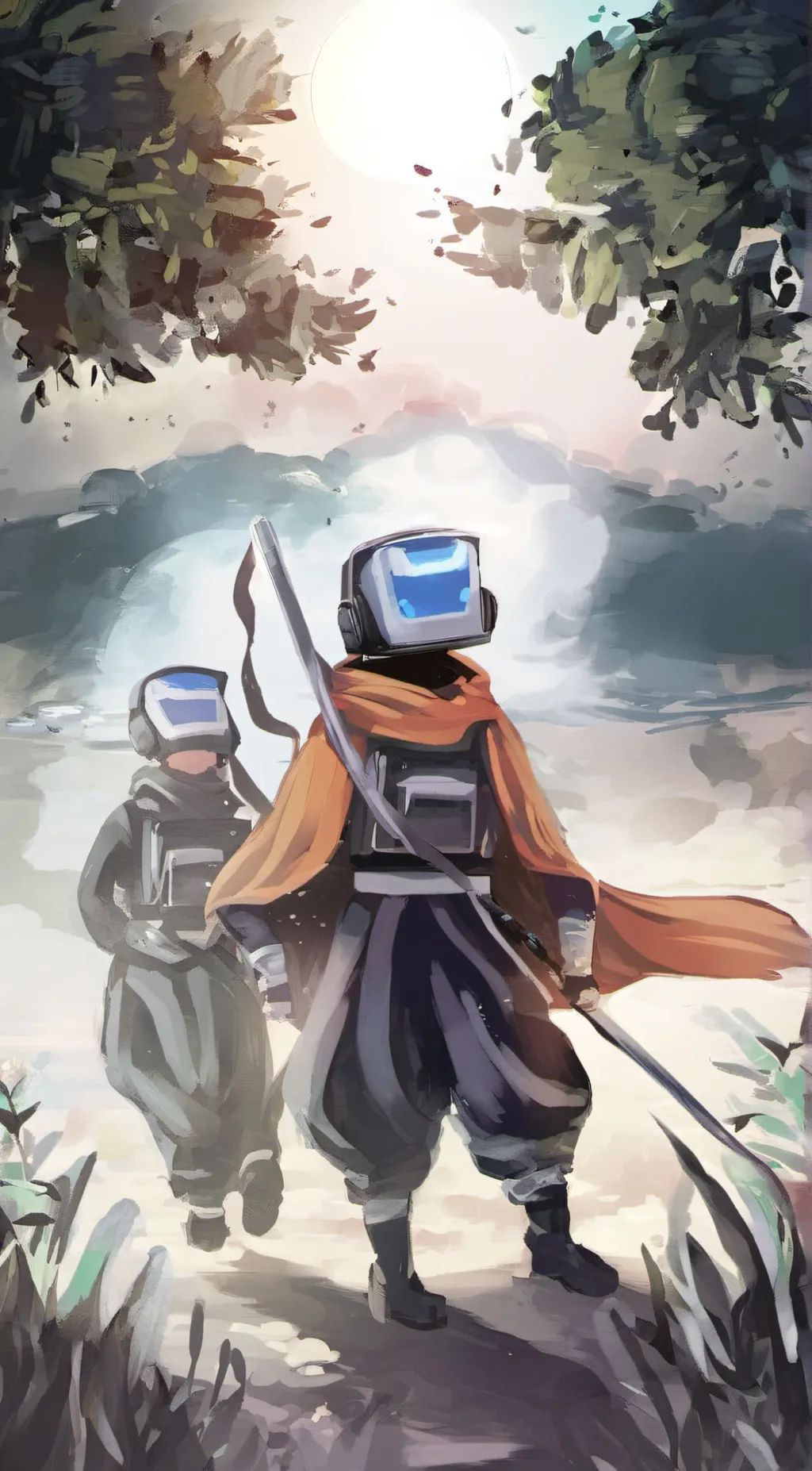 ai character: space hunters background