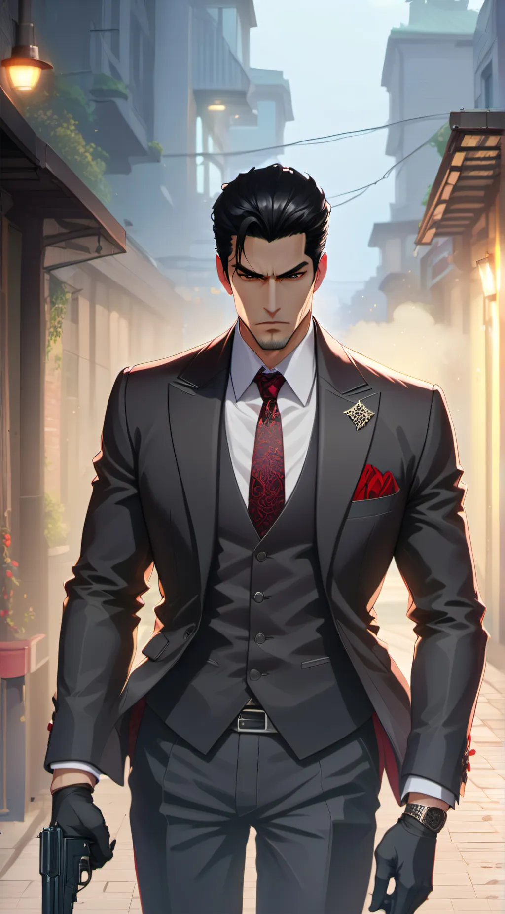 ai character: Damien background