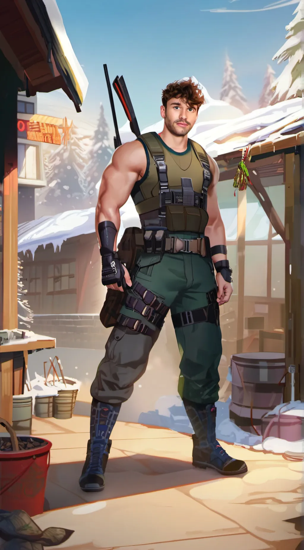 ai character: Frost ops background