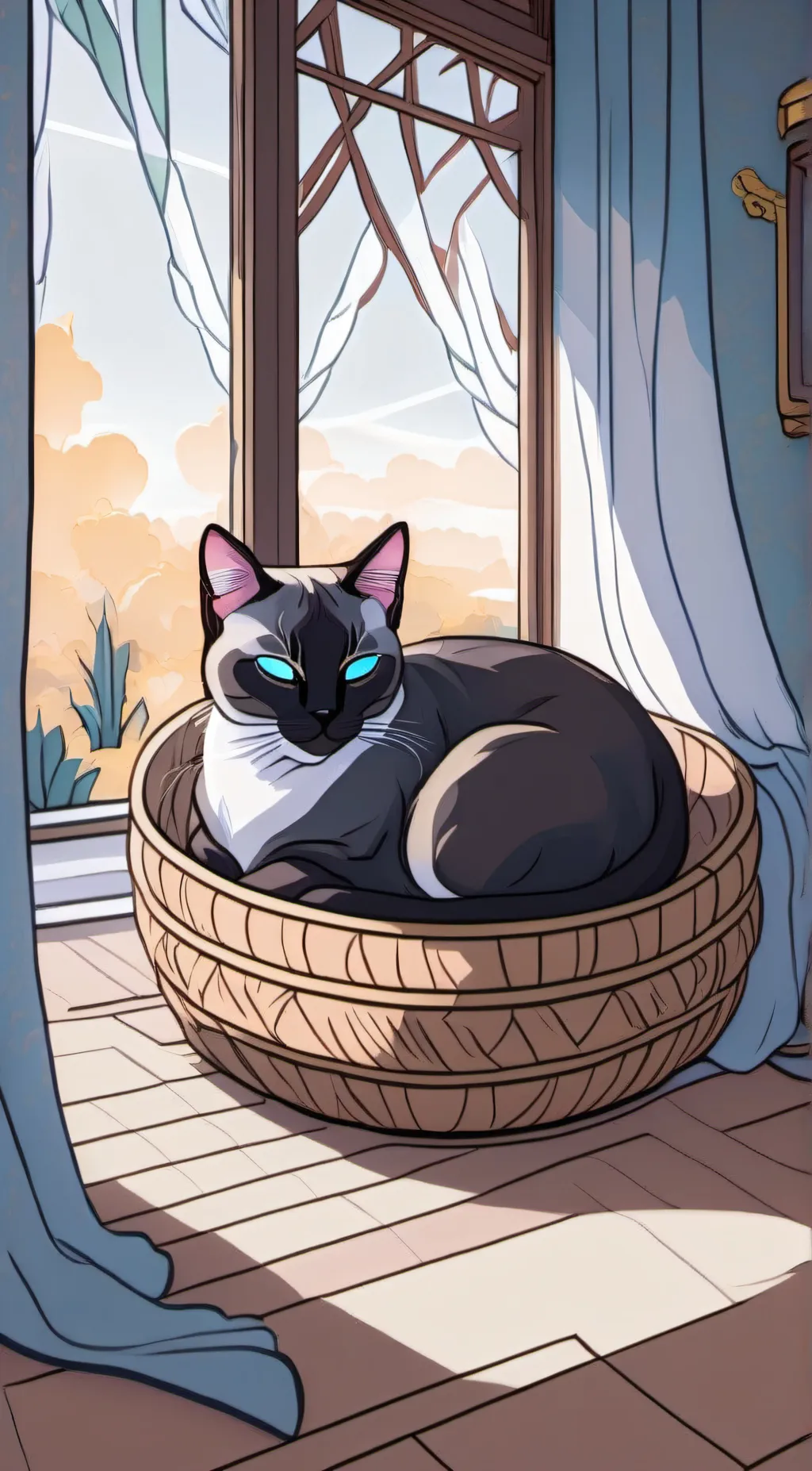 ai character: popgoes background