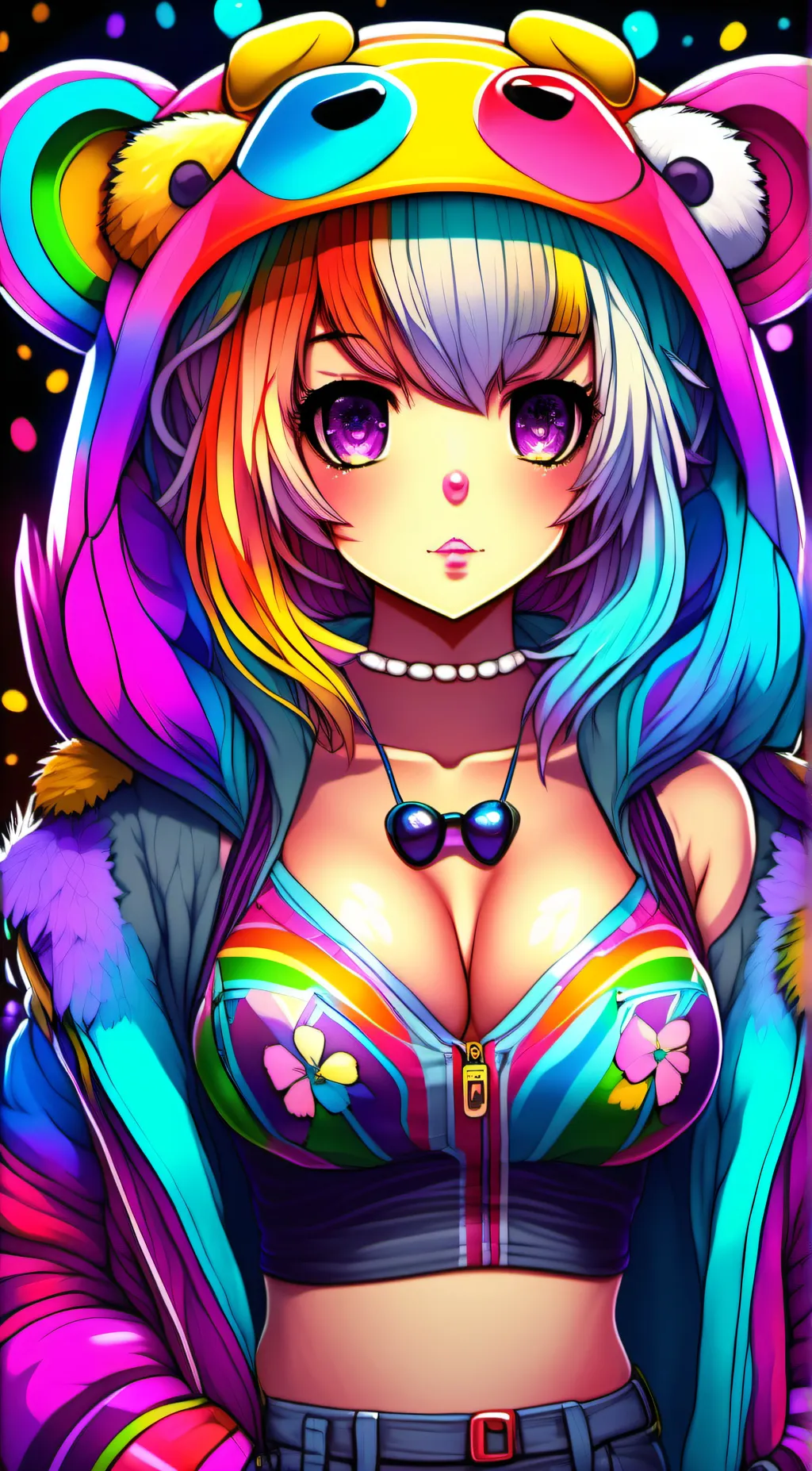 ai character: Aurora background