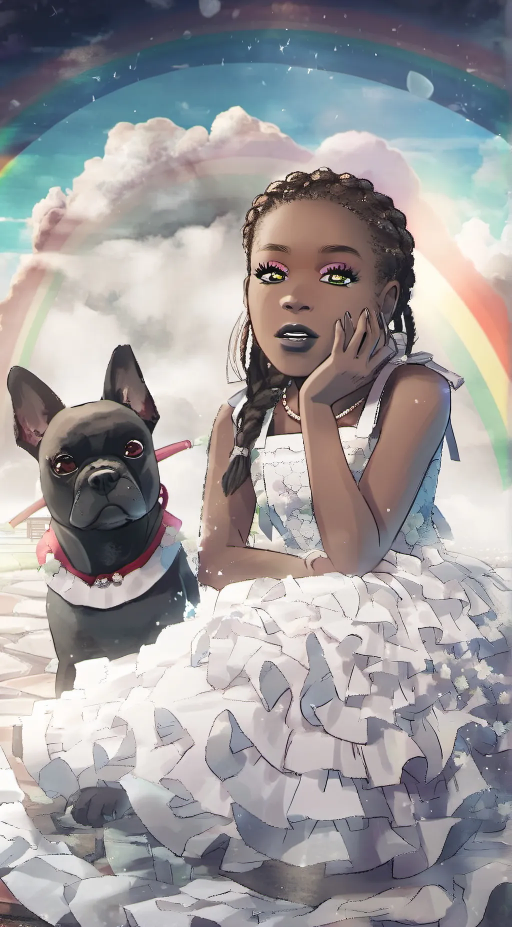 ai character: Annabelle  background