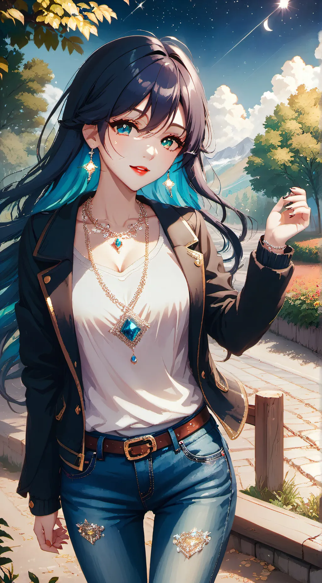ai character: bestie  background