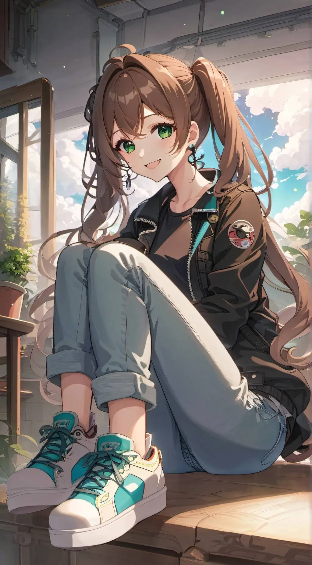 ai character: Ellie background