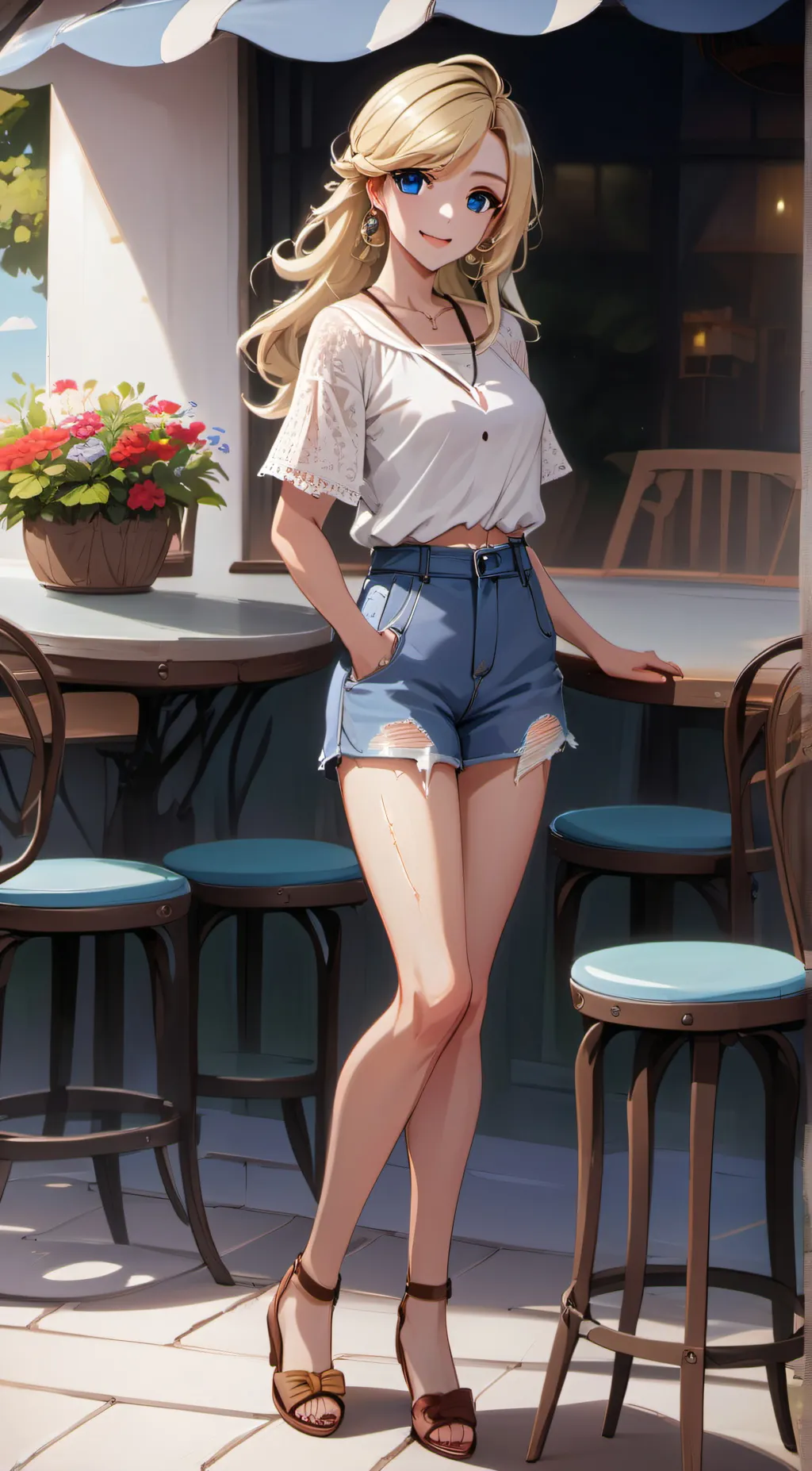 ai character: Maddison background