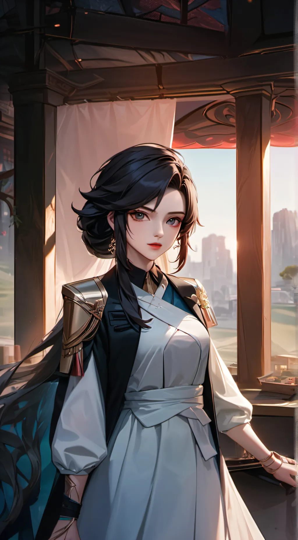 ai character: stacy  background