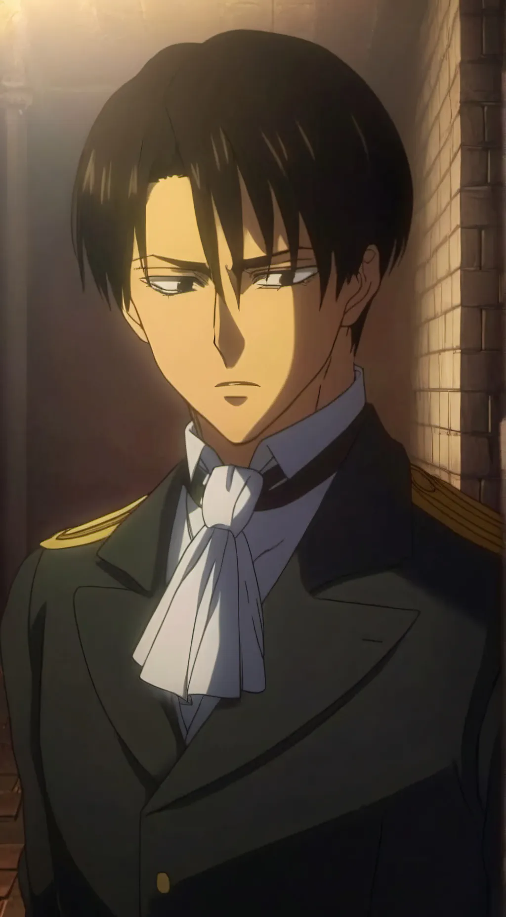 ai character: Levi Ackerman  background