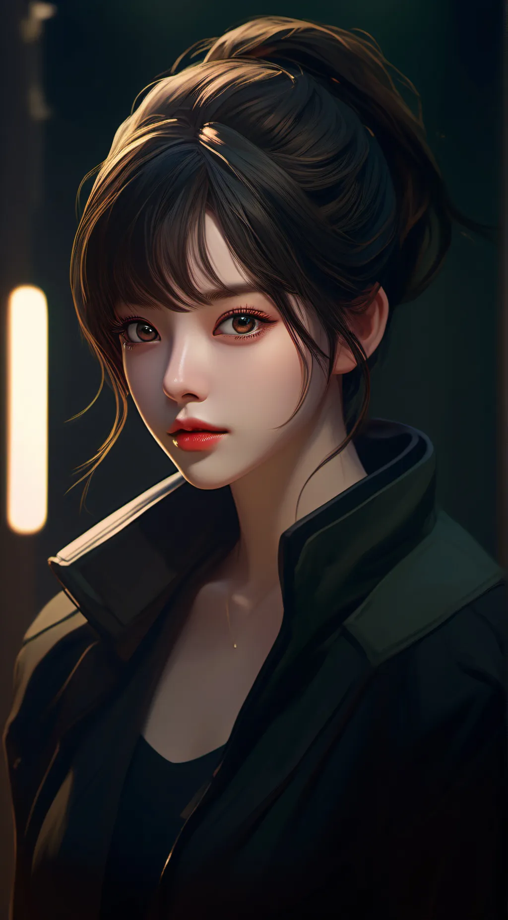 ai character: Nami background