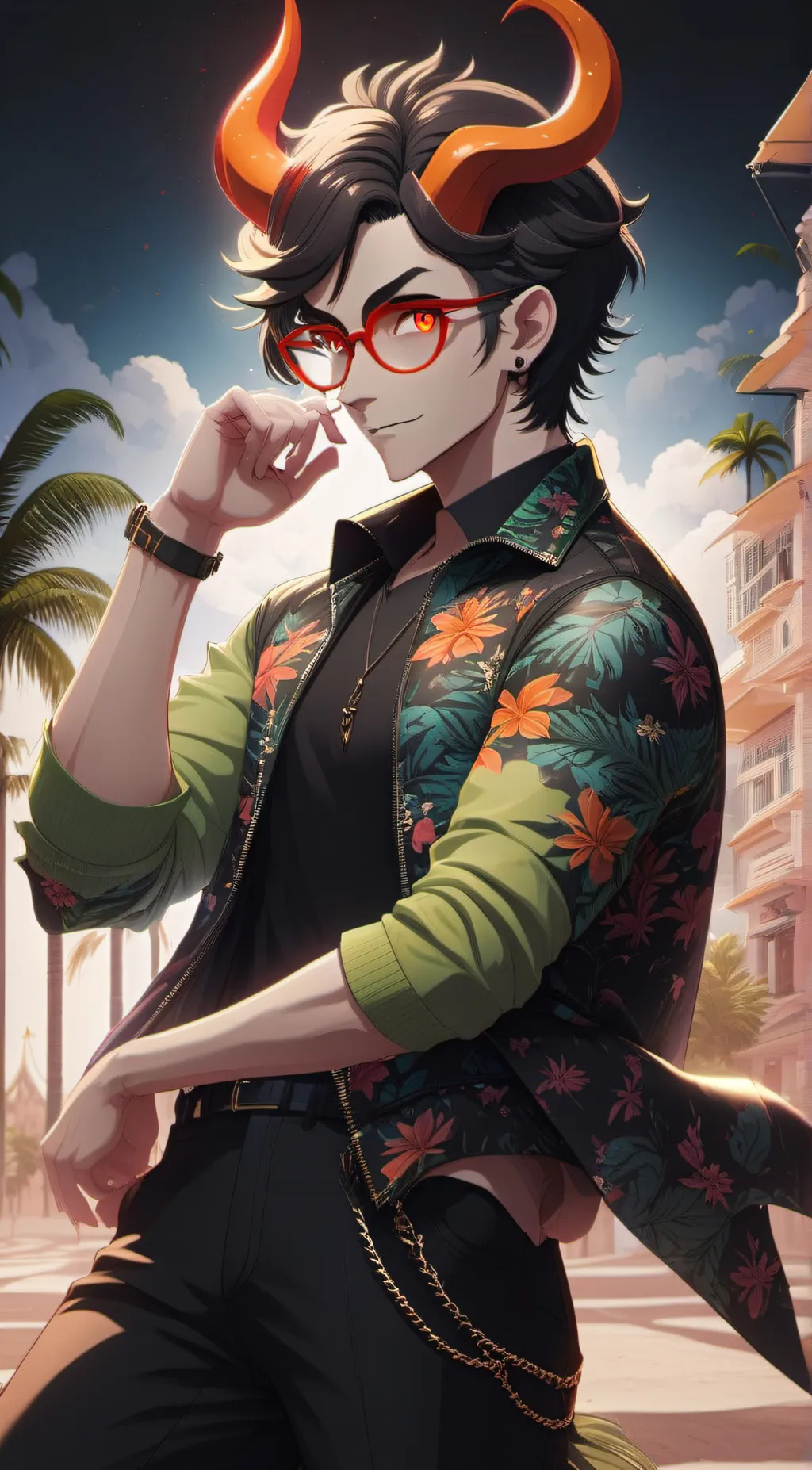 ai character: damien thorn background