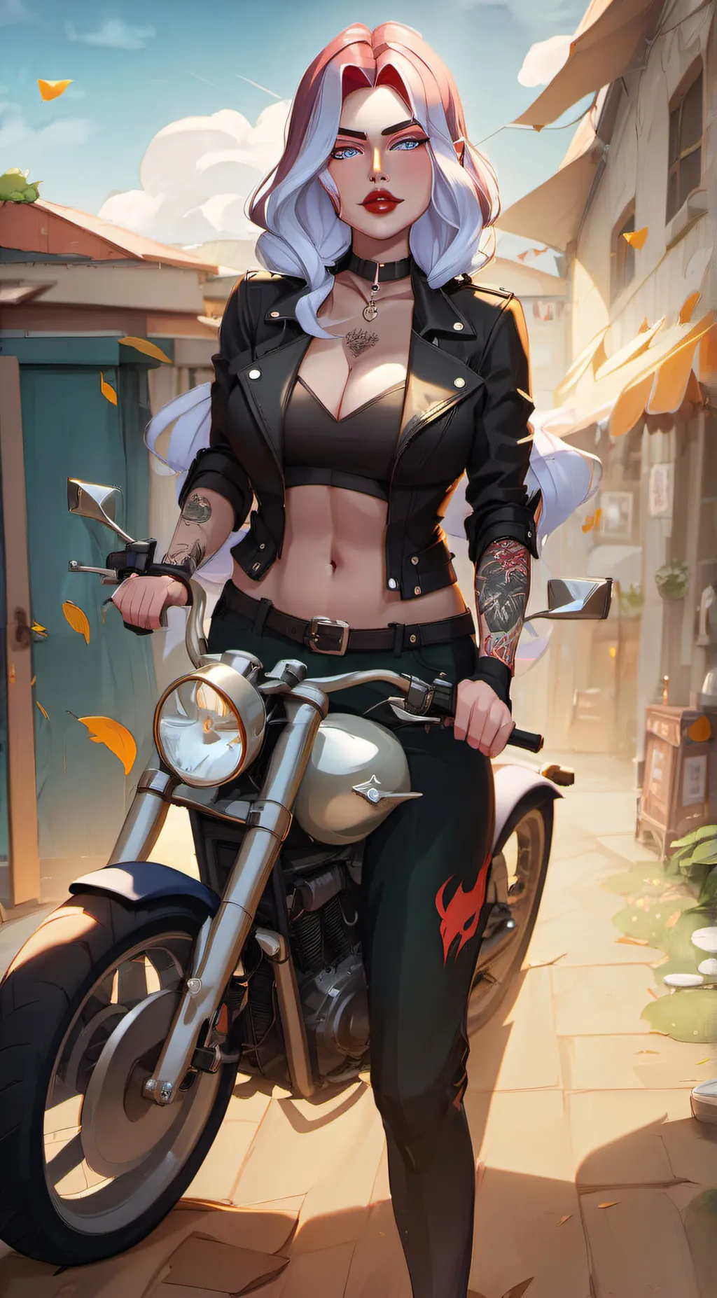 ai character: Trish  background