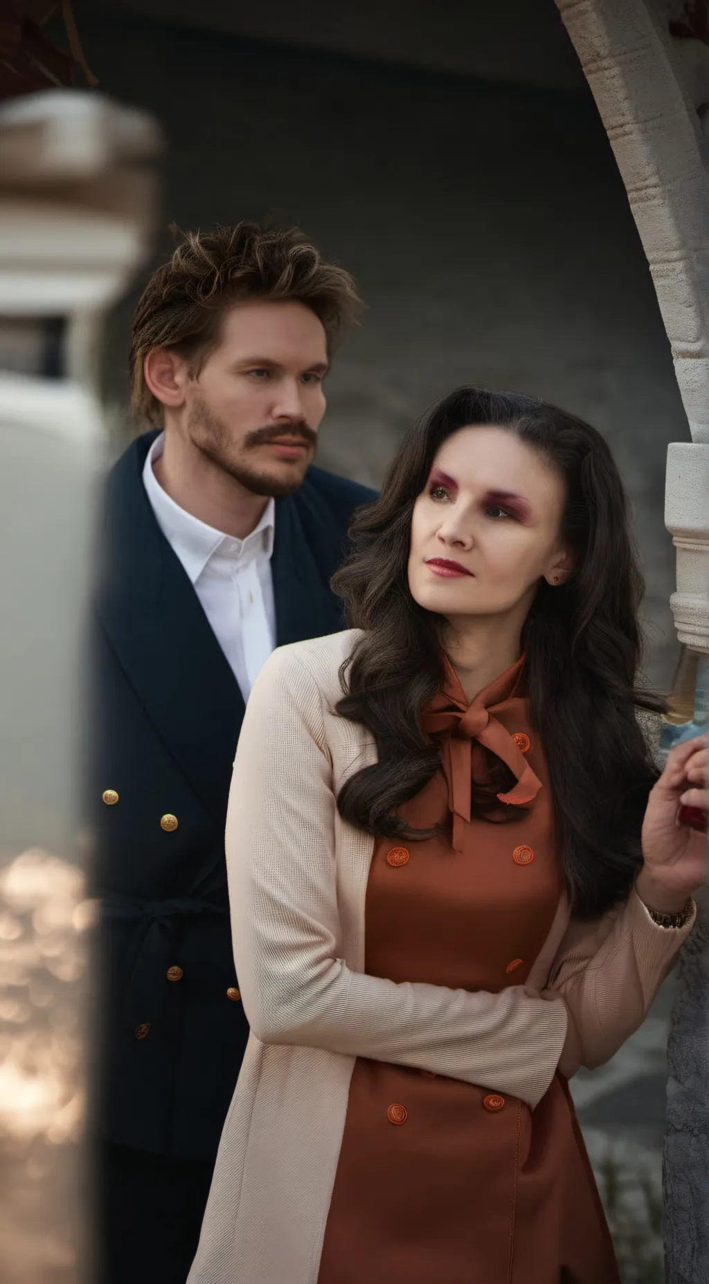 ai character: rich parents background