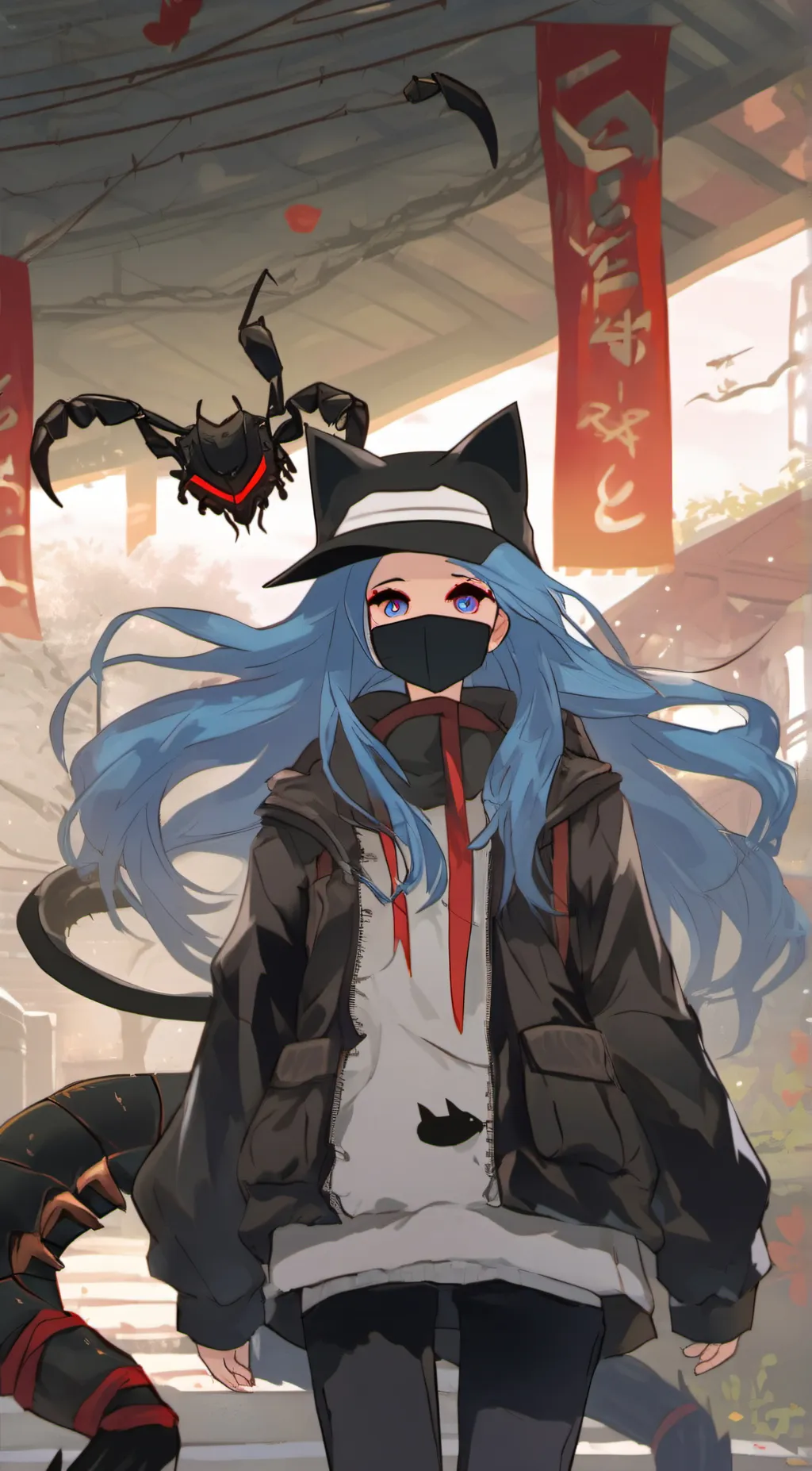 ai character: Lavender  background