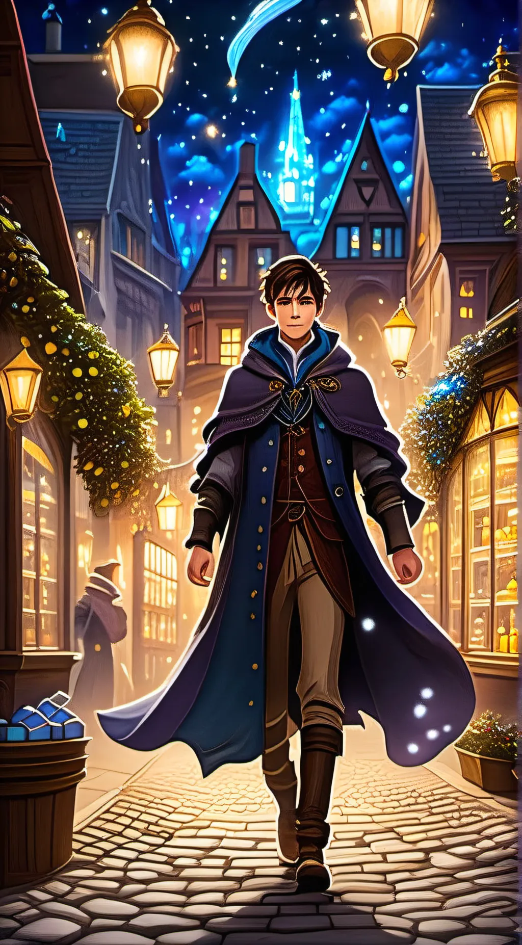 ai character: Harry and Draco  background