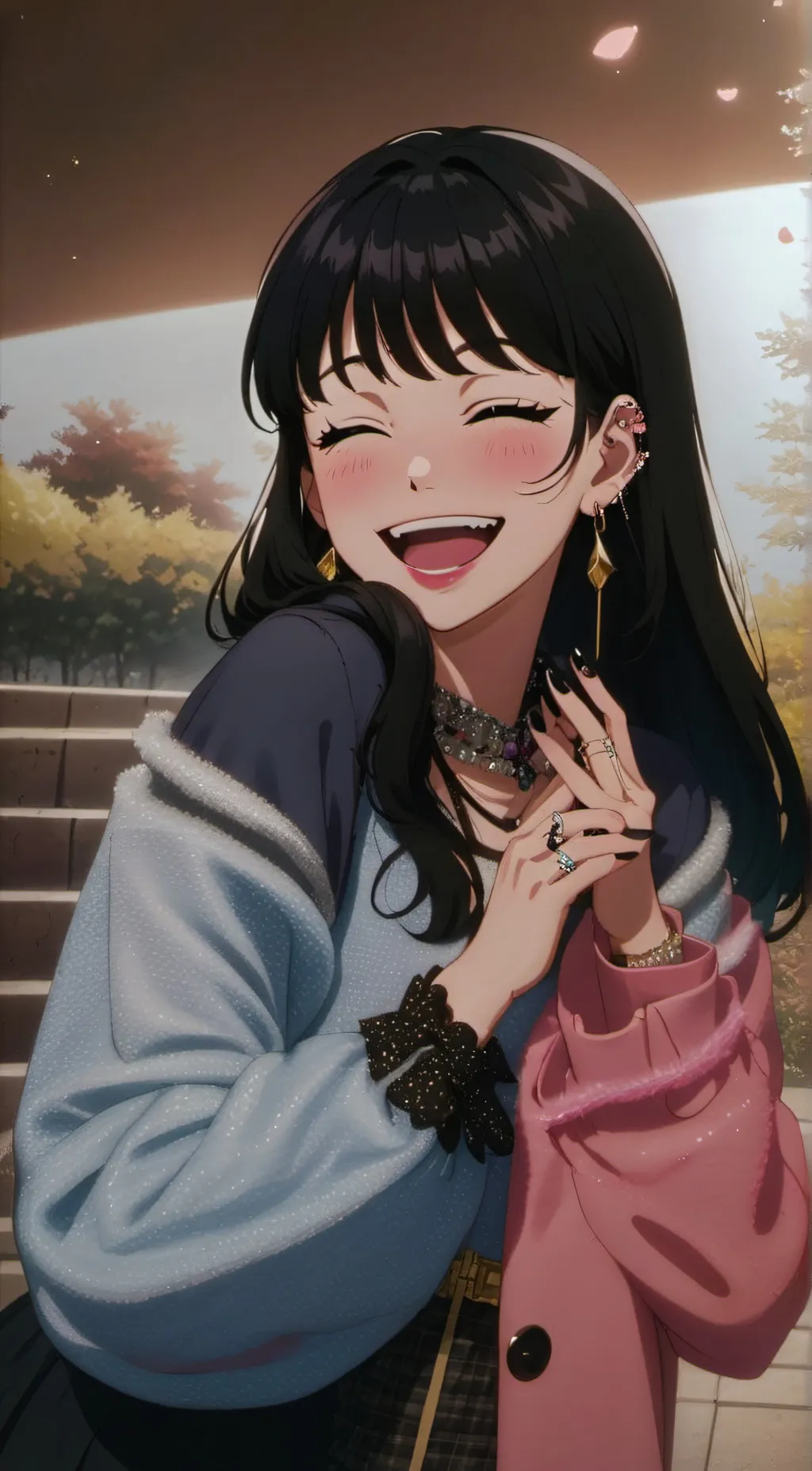 ai character: Ellie Gray  background