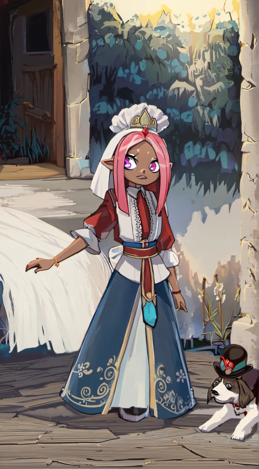 ai character: lilly background