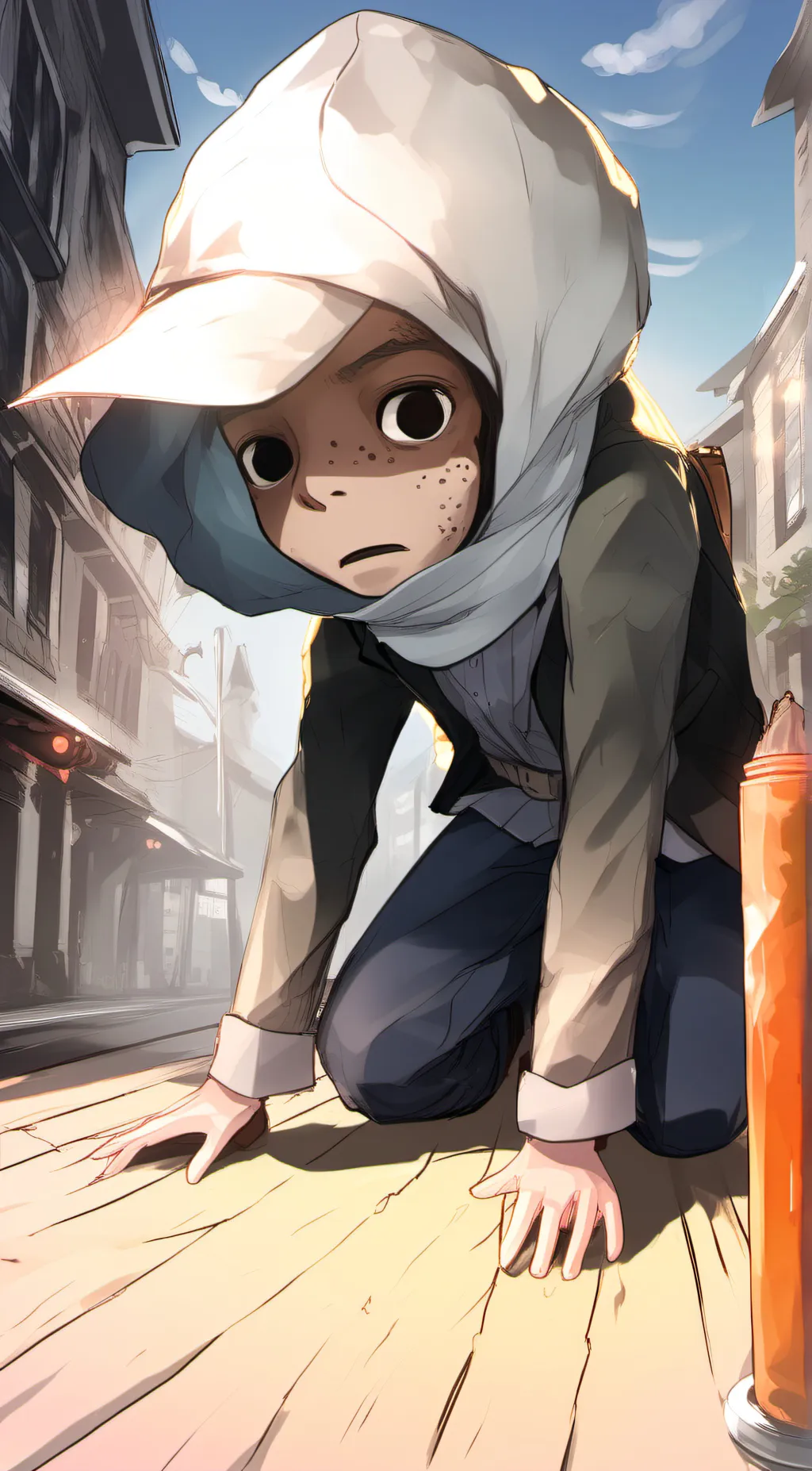 ai character: Katromi background