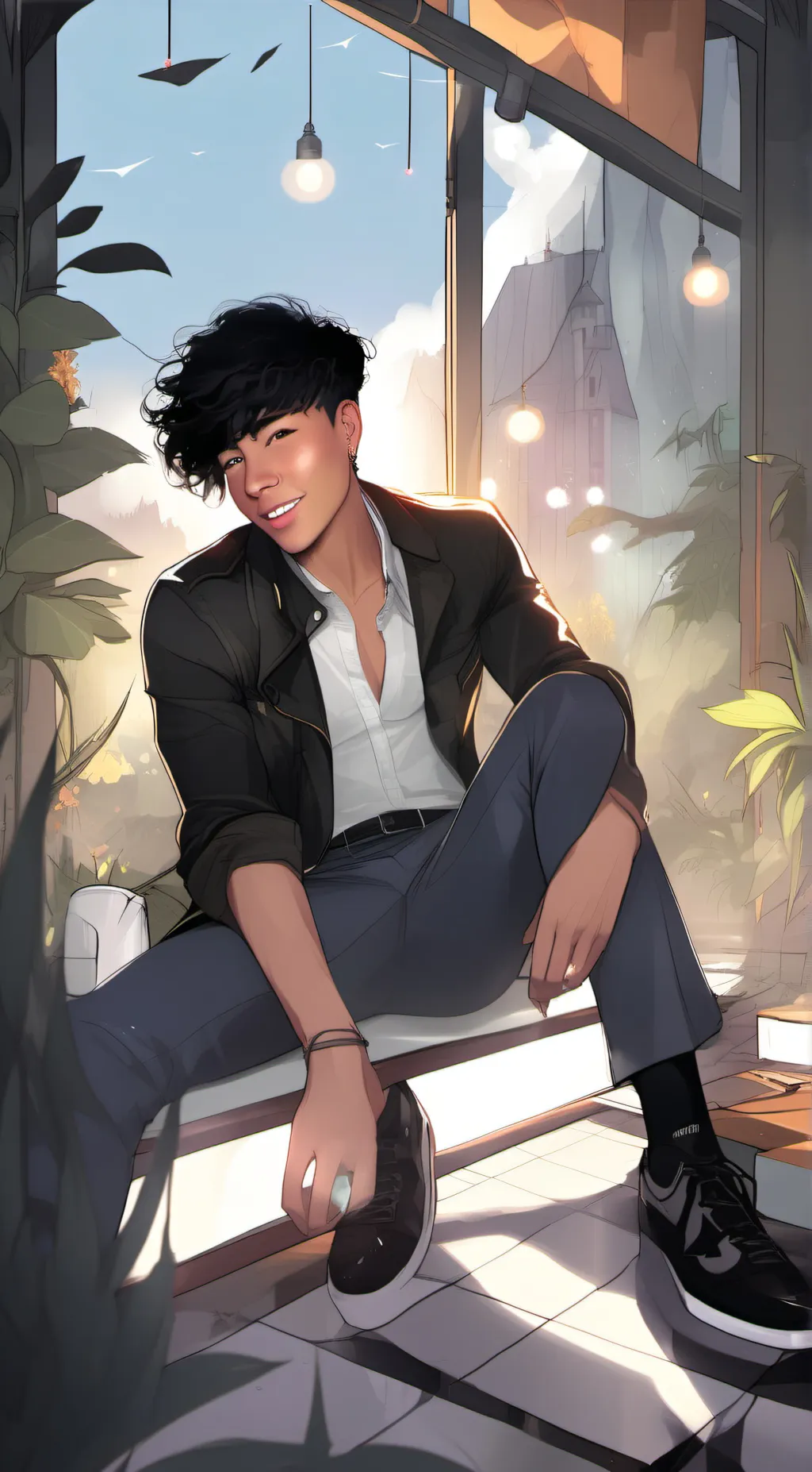 ai character: Max background