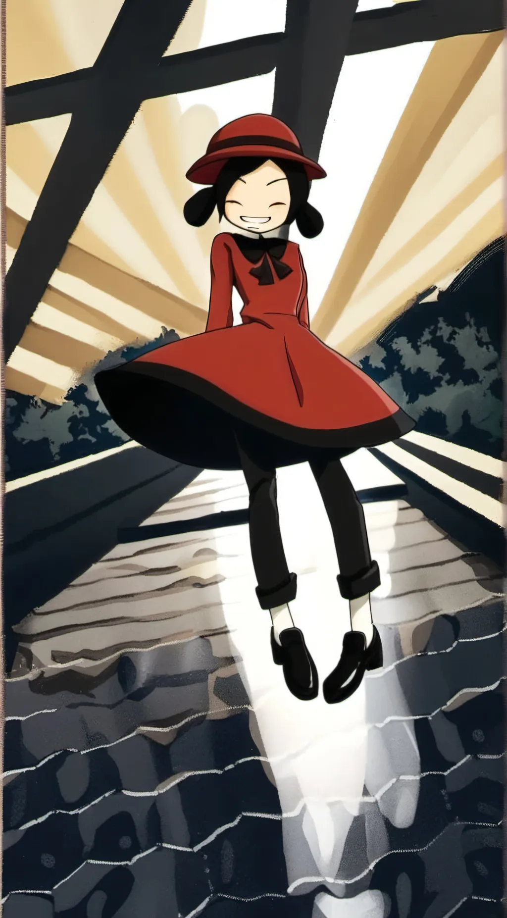 ai character: Pucca background