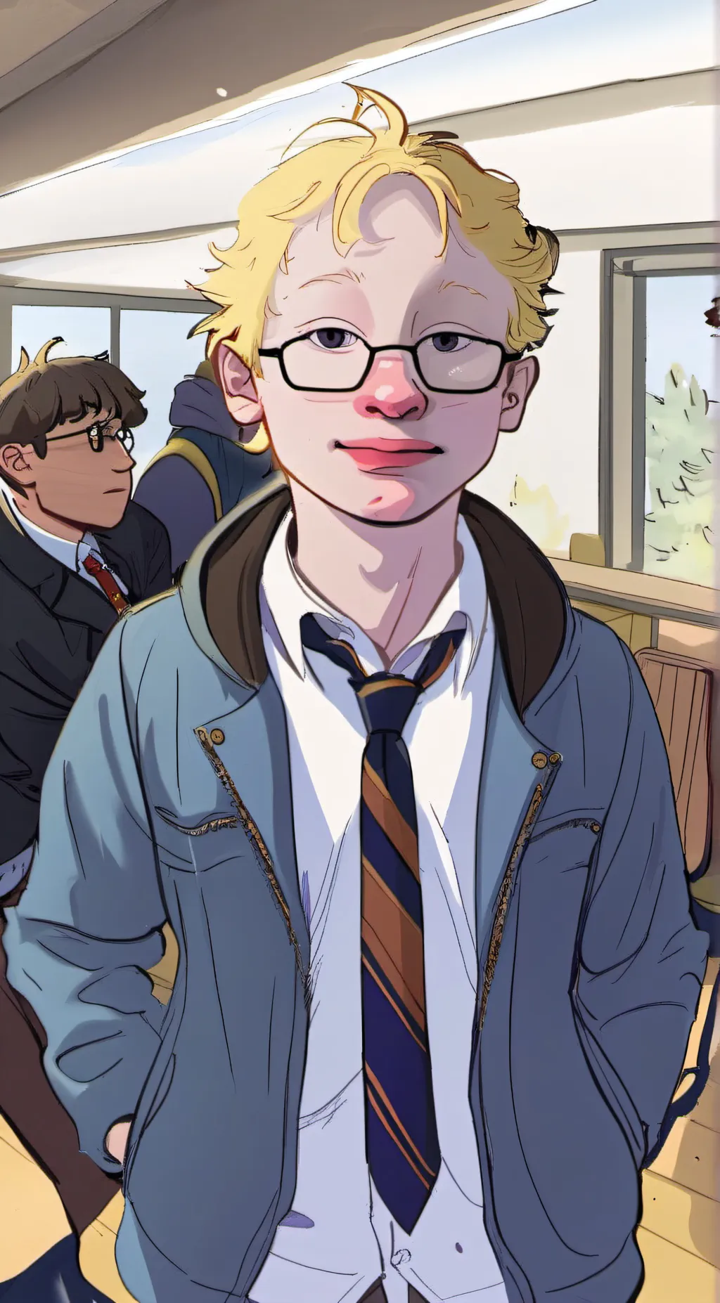 ai character: miles background