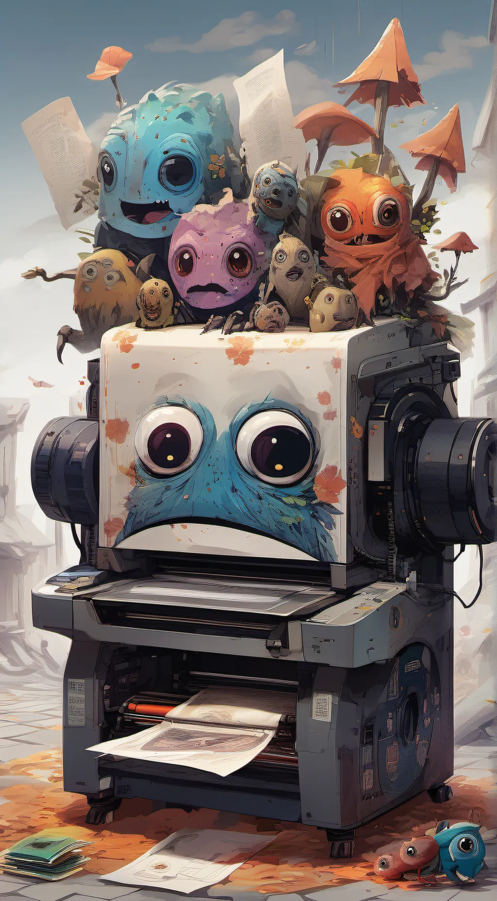 Talkie AI - Chat with printer person 