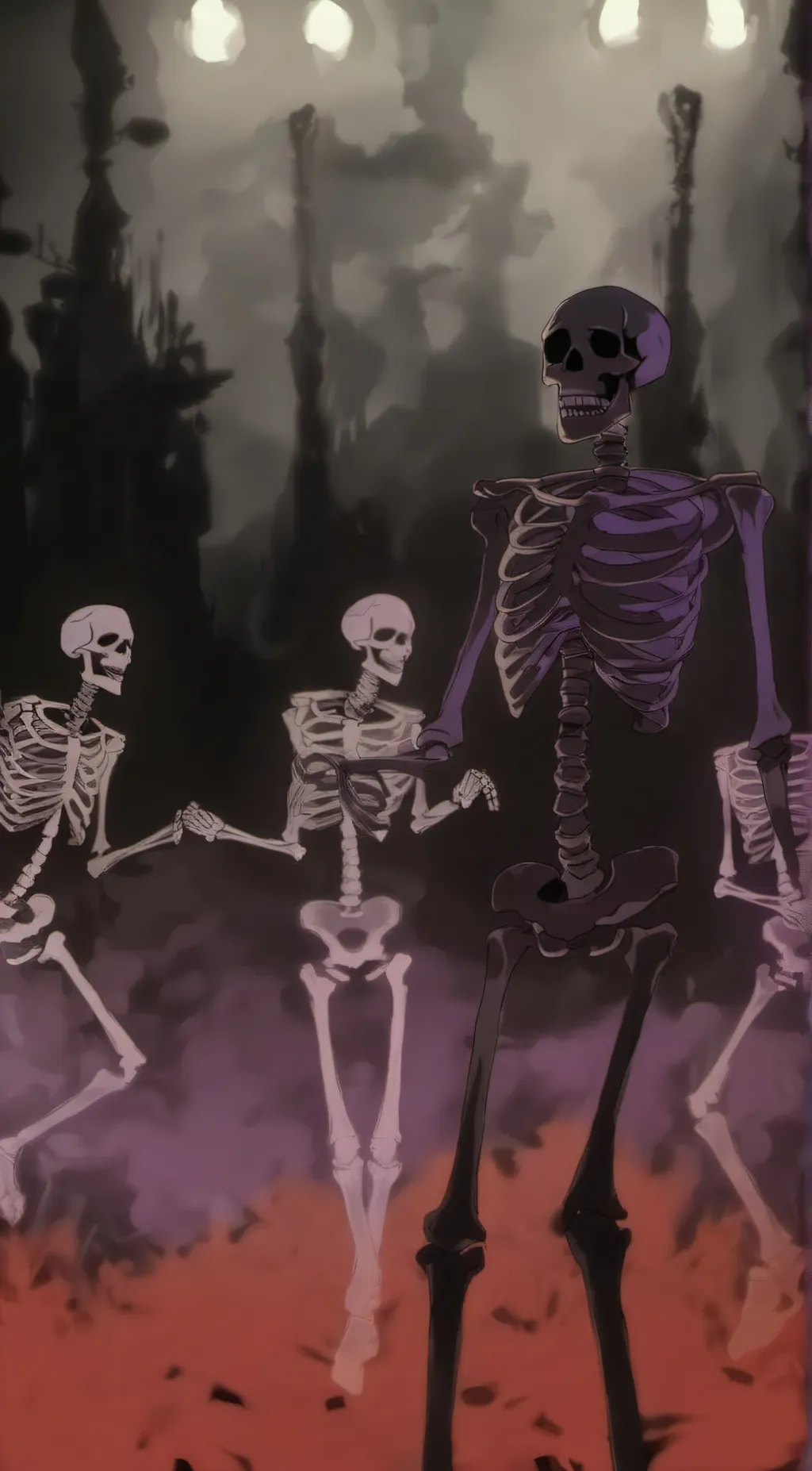 ai character: Skelly Skeleton background