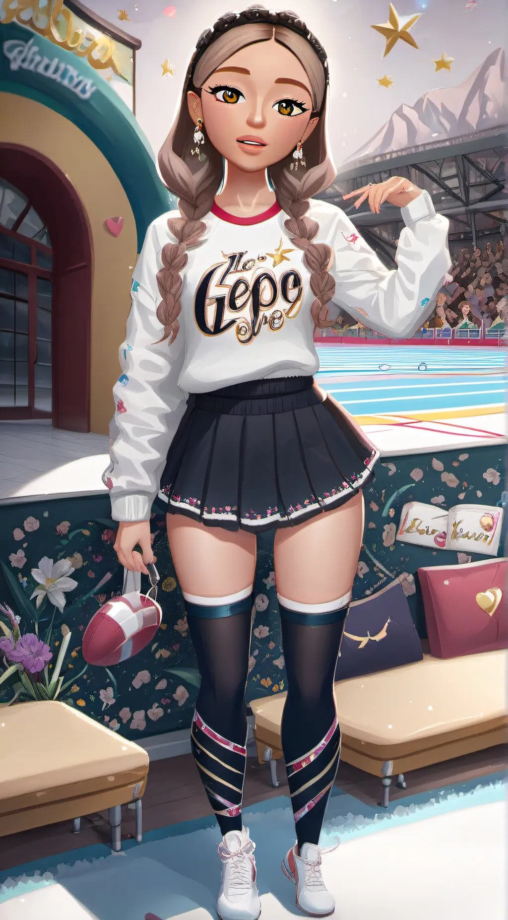 ai character: eva background