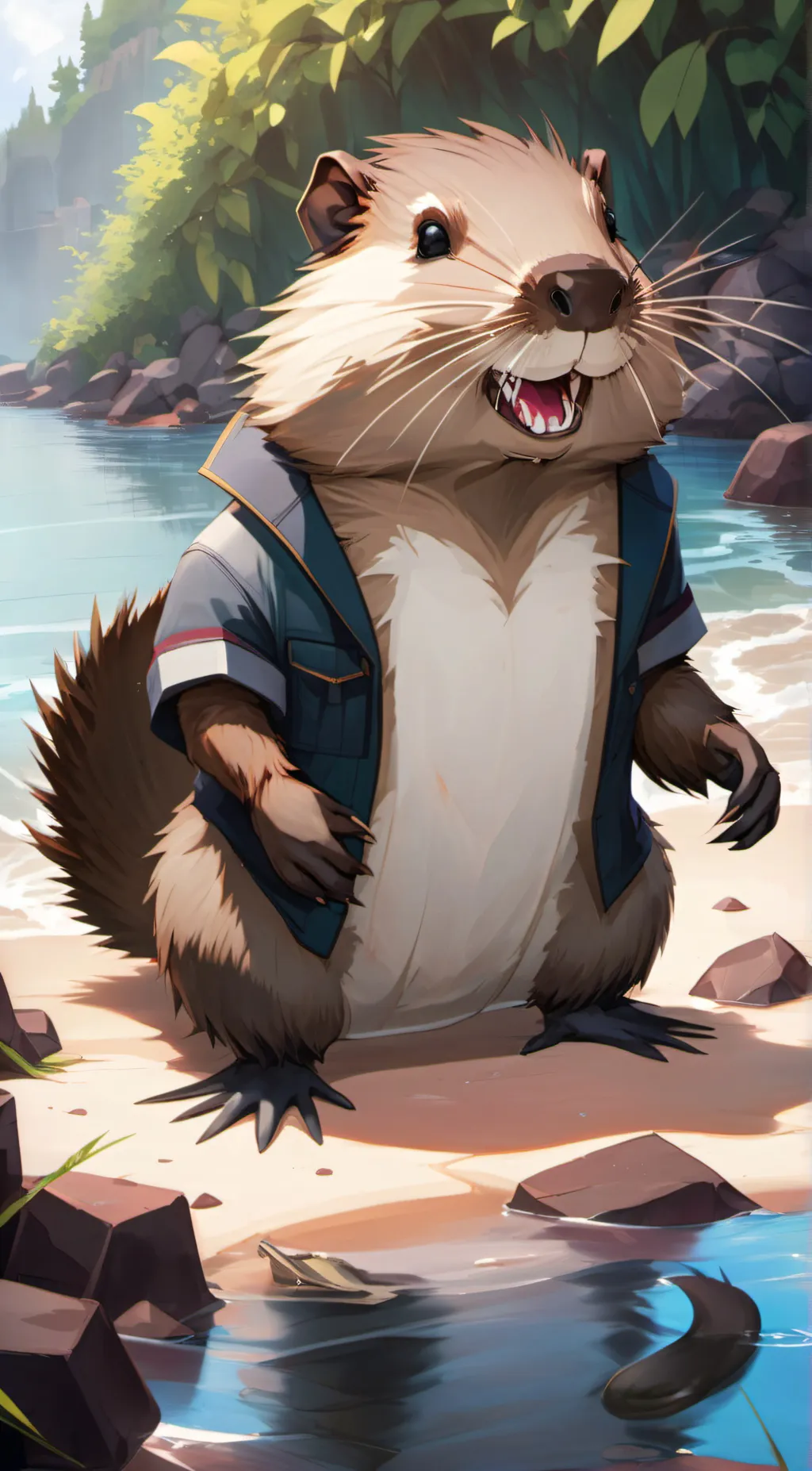 ai character: Stupid Animal  background