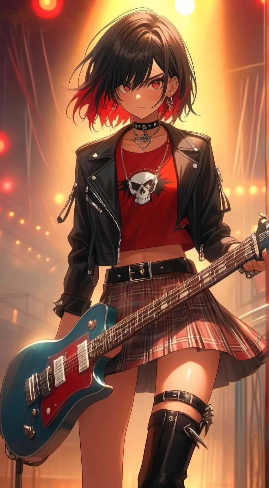 ai character: Amber  background