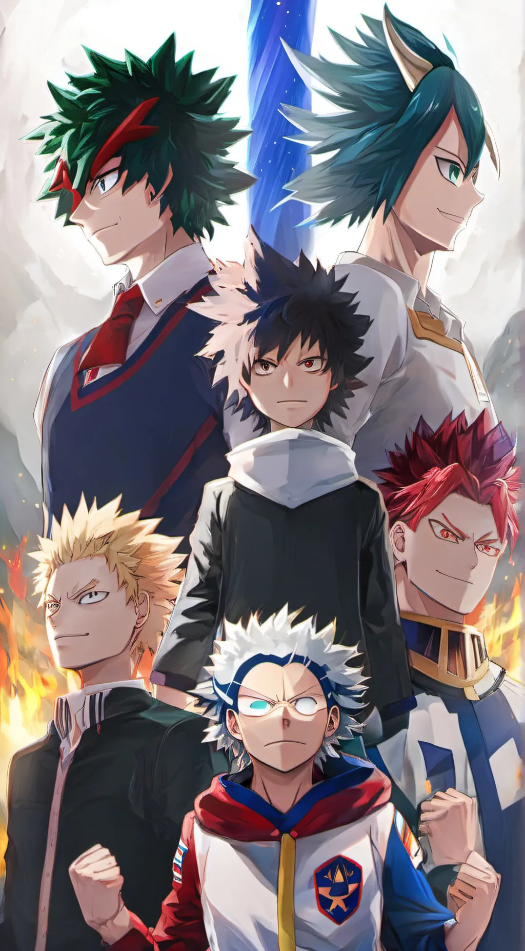 ai character: UA school background