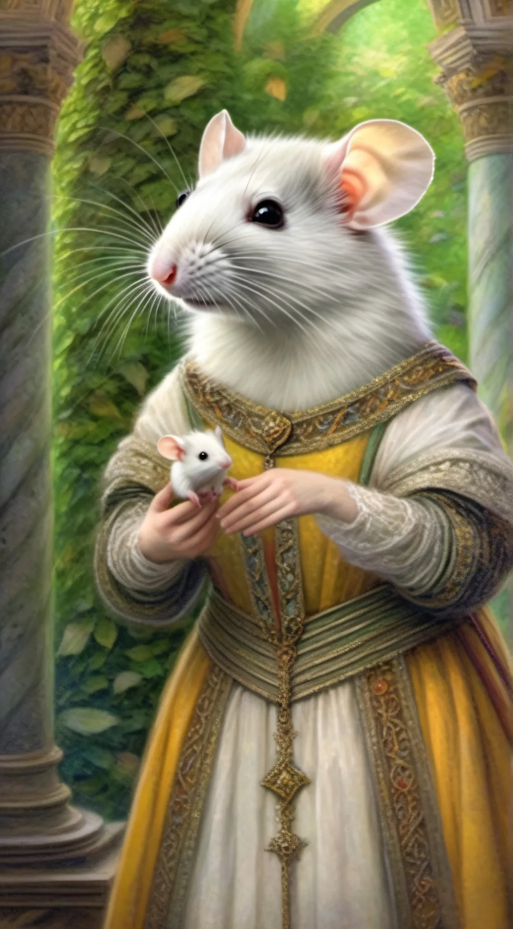 ai character: Rat-Girl   background