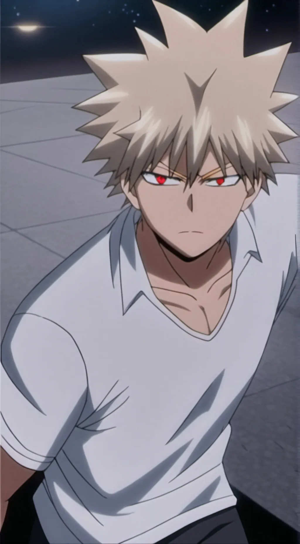 ai character: katsuki bakugo  background
