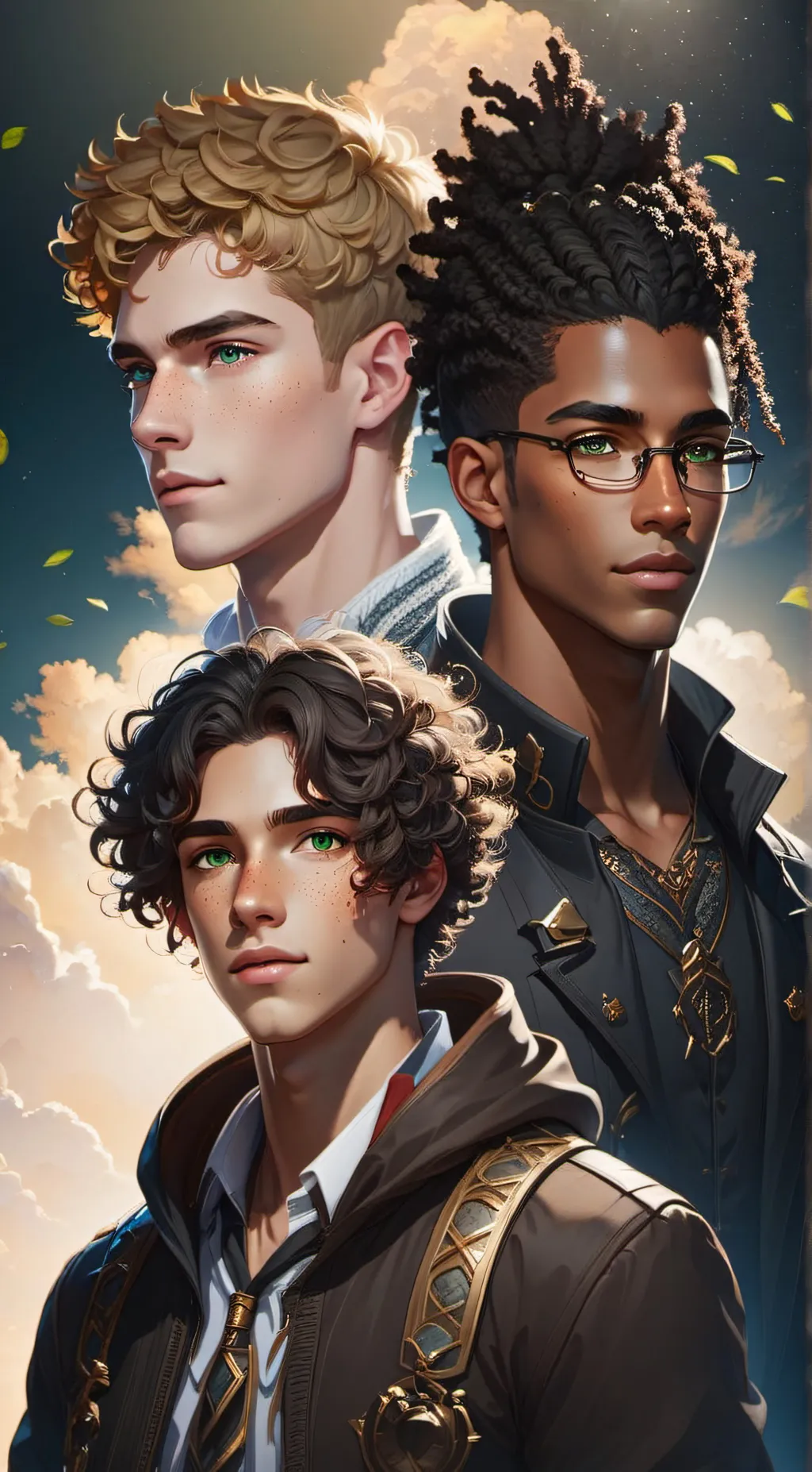 ai character: Kevin, Noah, Josh background