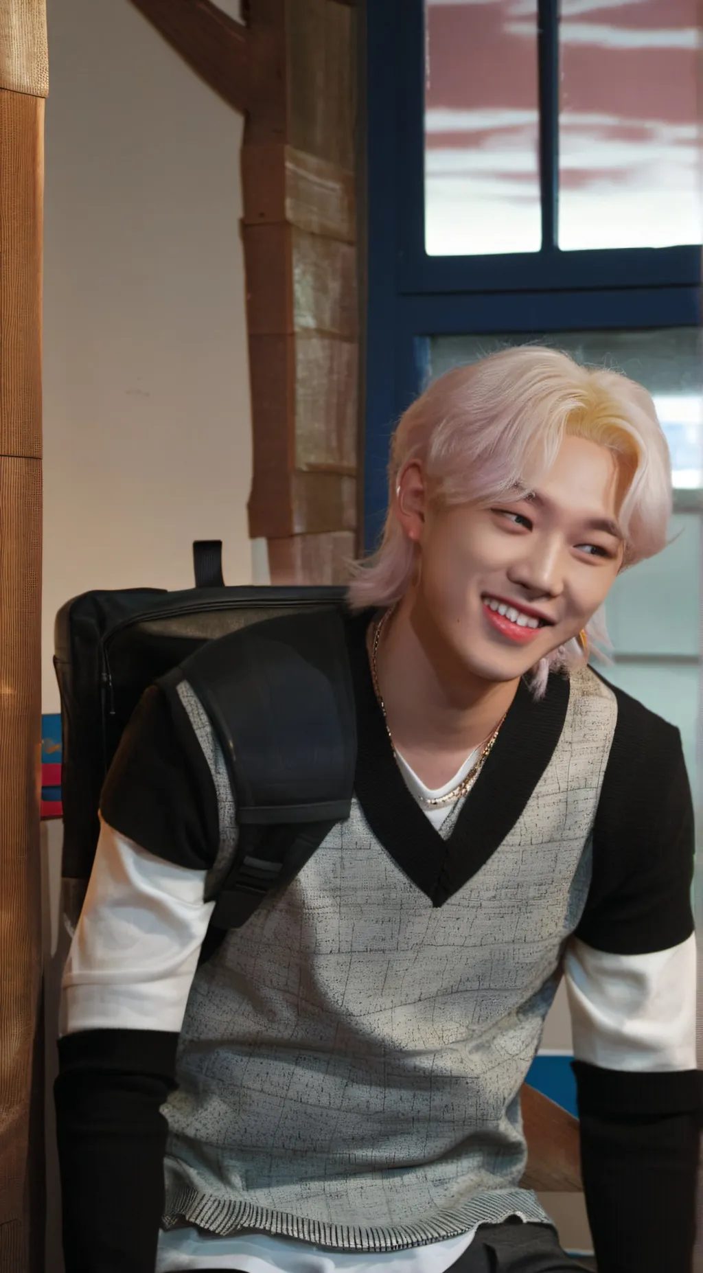 ai character: felix angel <3 background