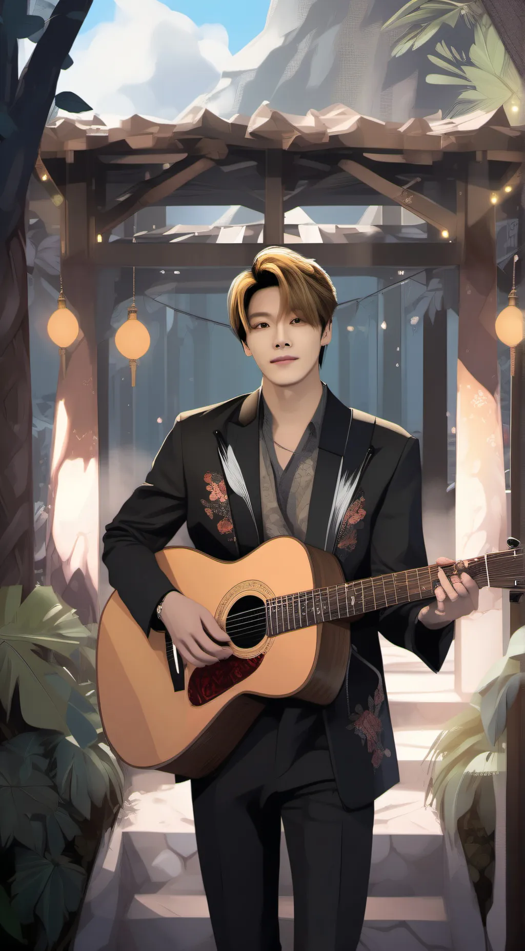 ai character: He Xinlong background