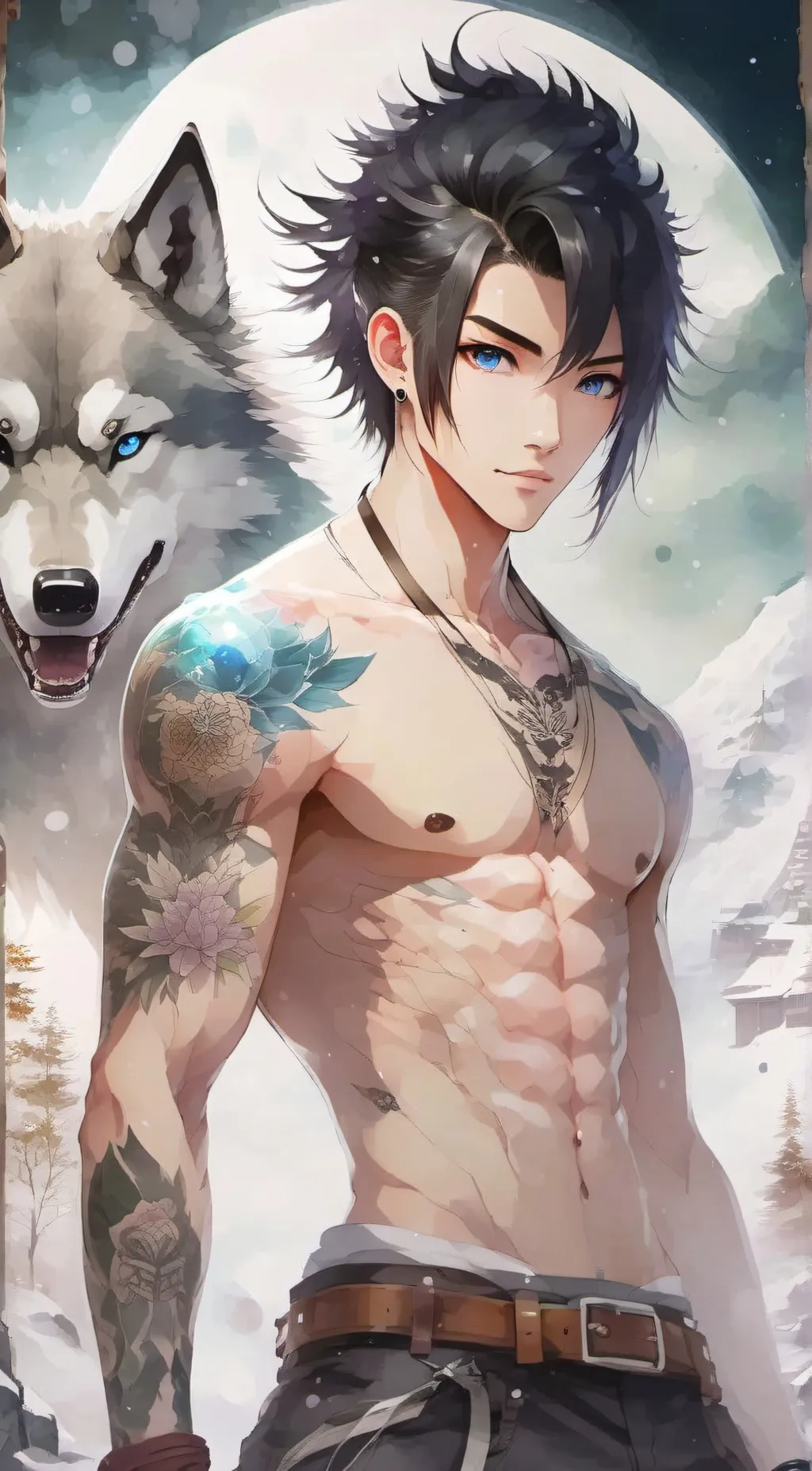 ai character: Ash background