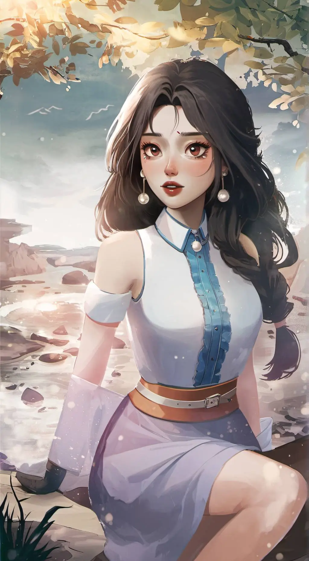 ai character: Amelia Coleman background