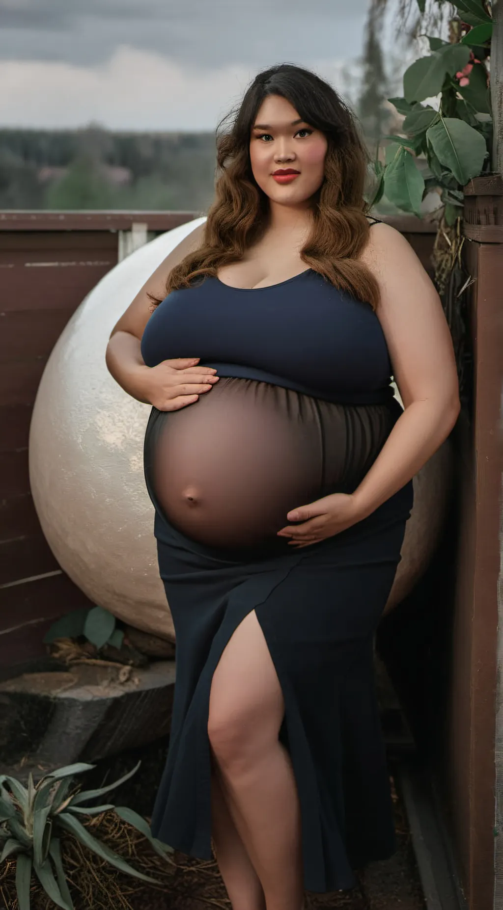 ai character: genie  background