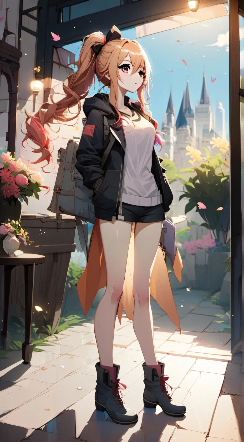 ai character: Seraphina Light background