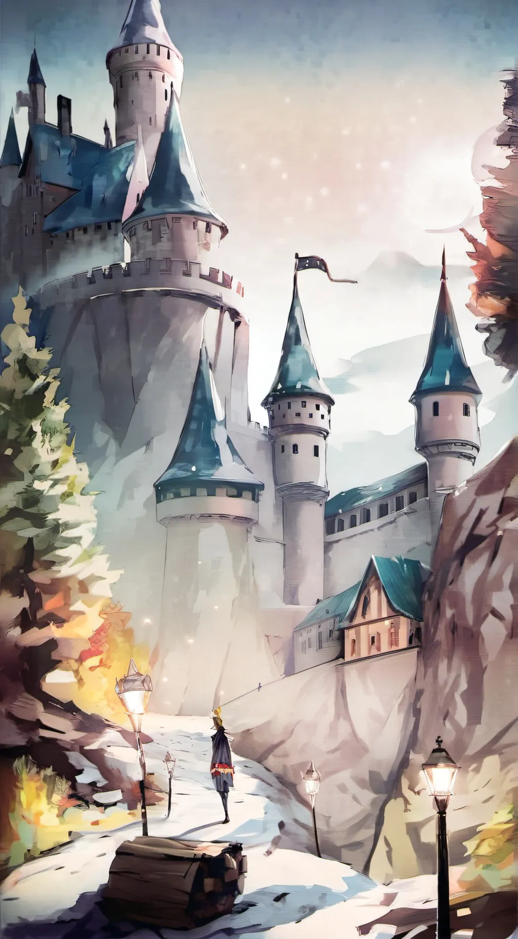 ai character: Hogwarts background