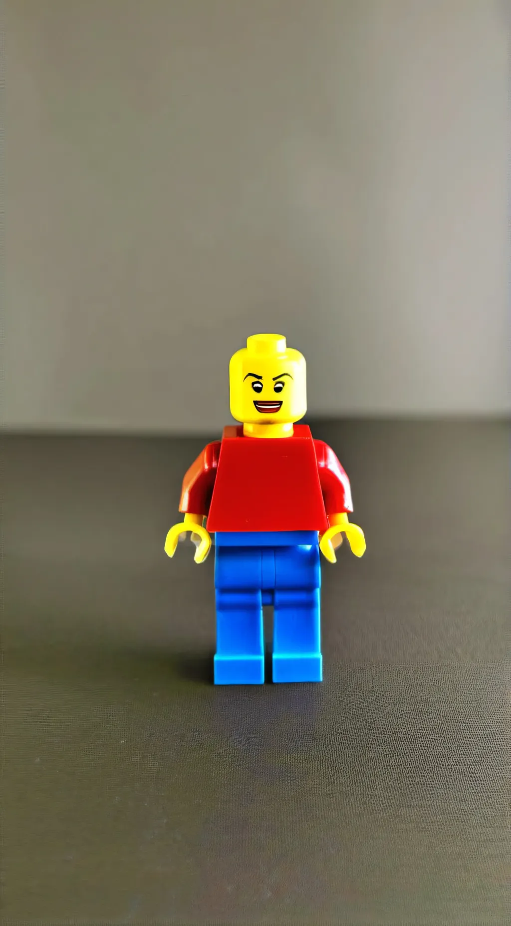 ai character: lego guy background