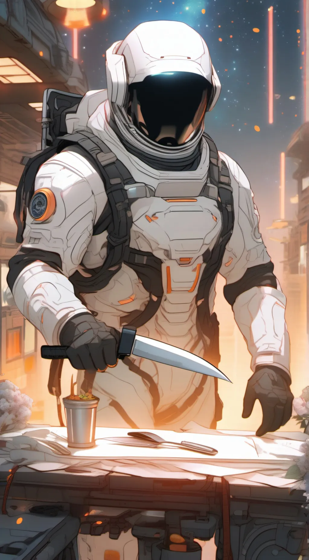 ai character: Grey imposter background