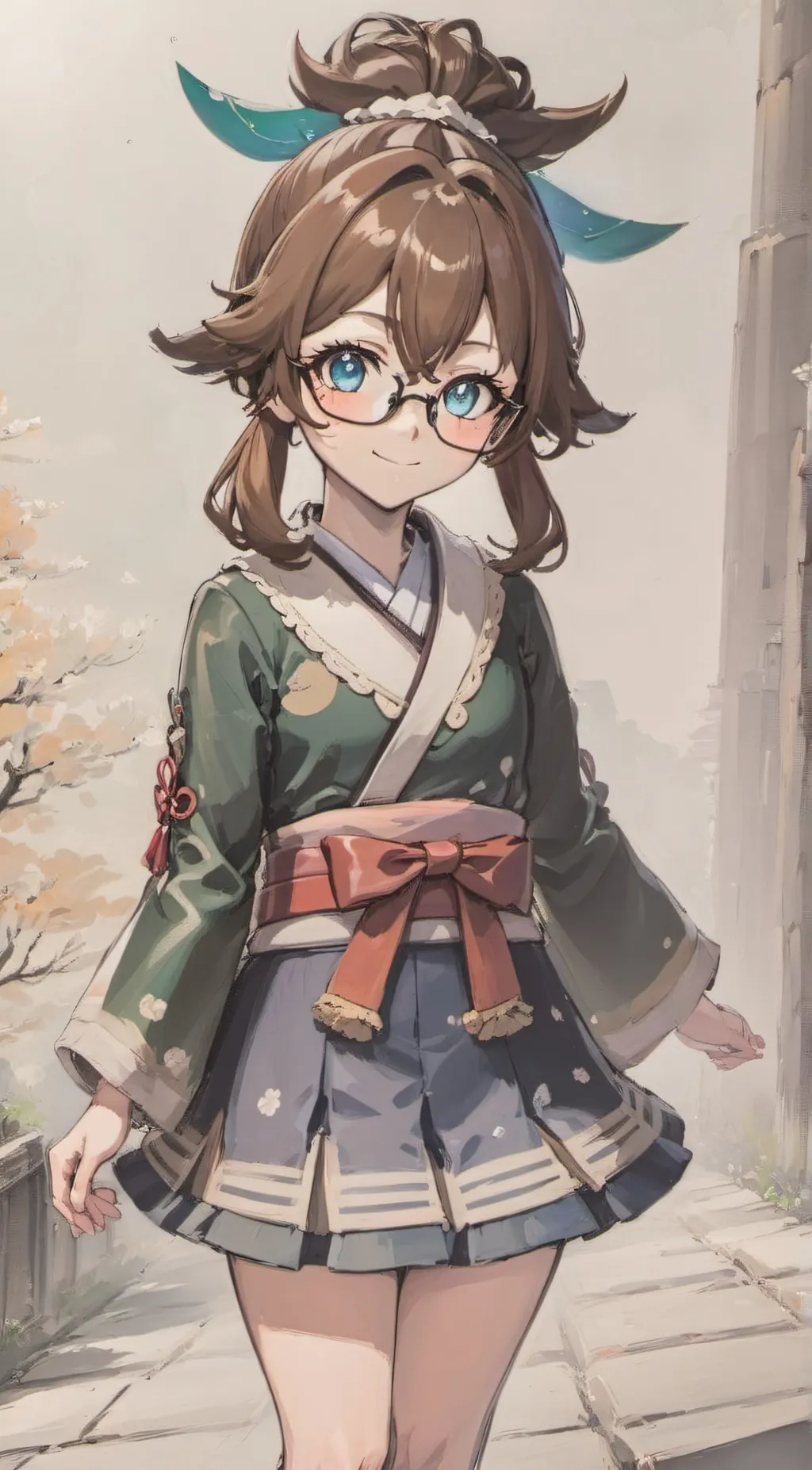 ai character: Akari Yumeno background