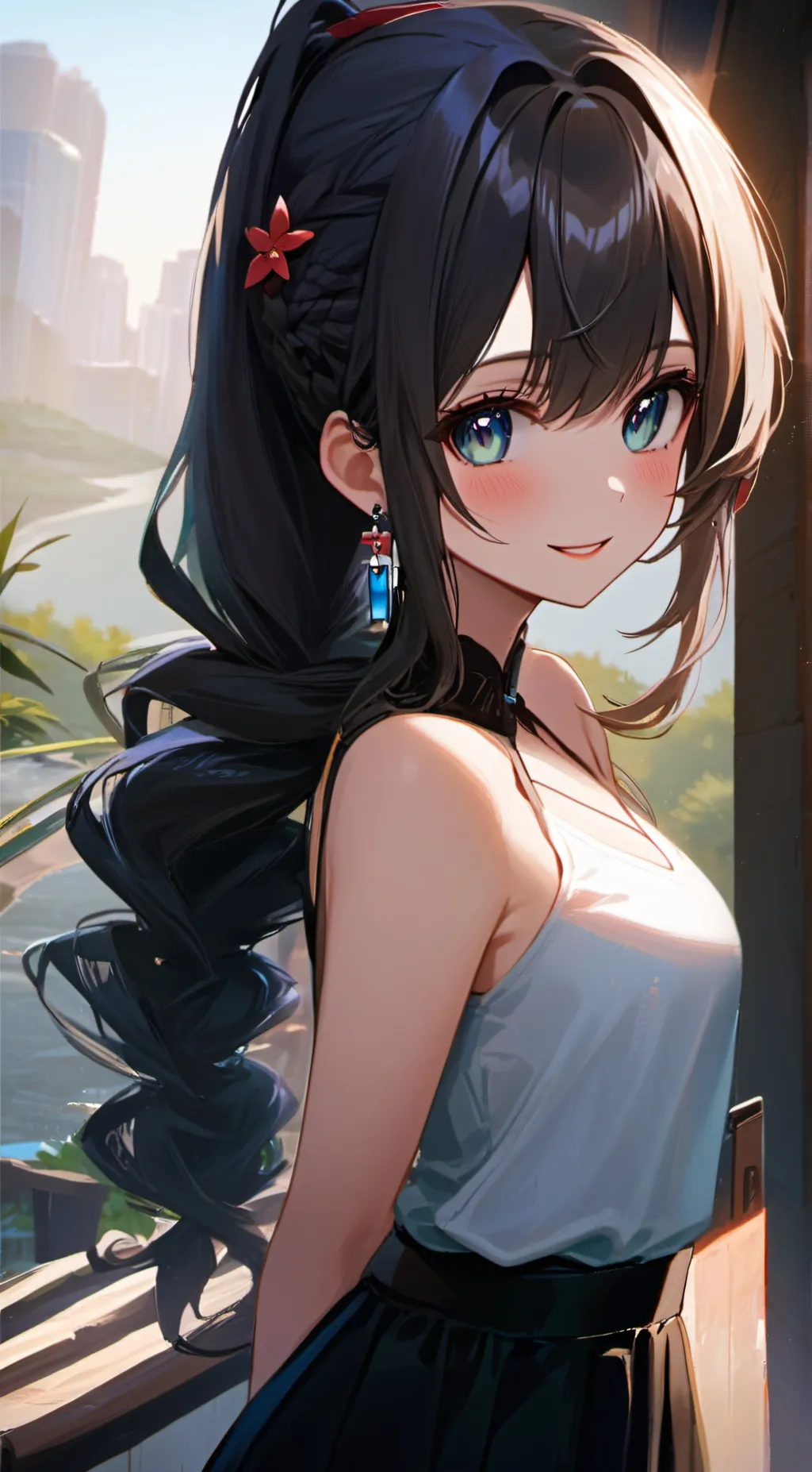 ai character: Rose 🌹 background